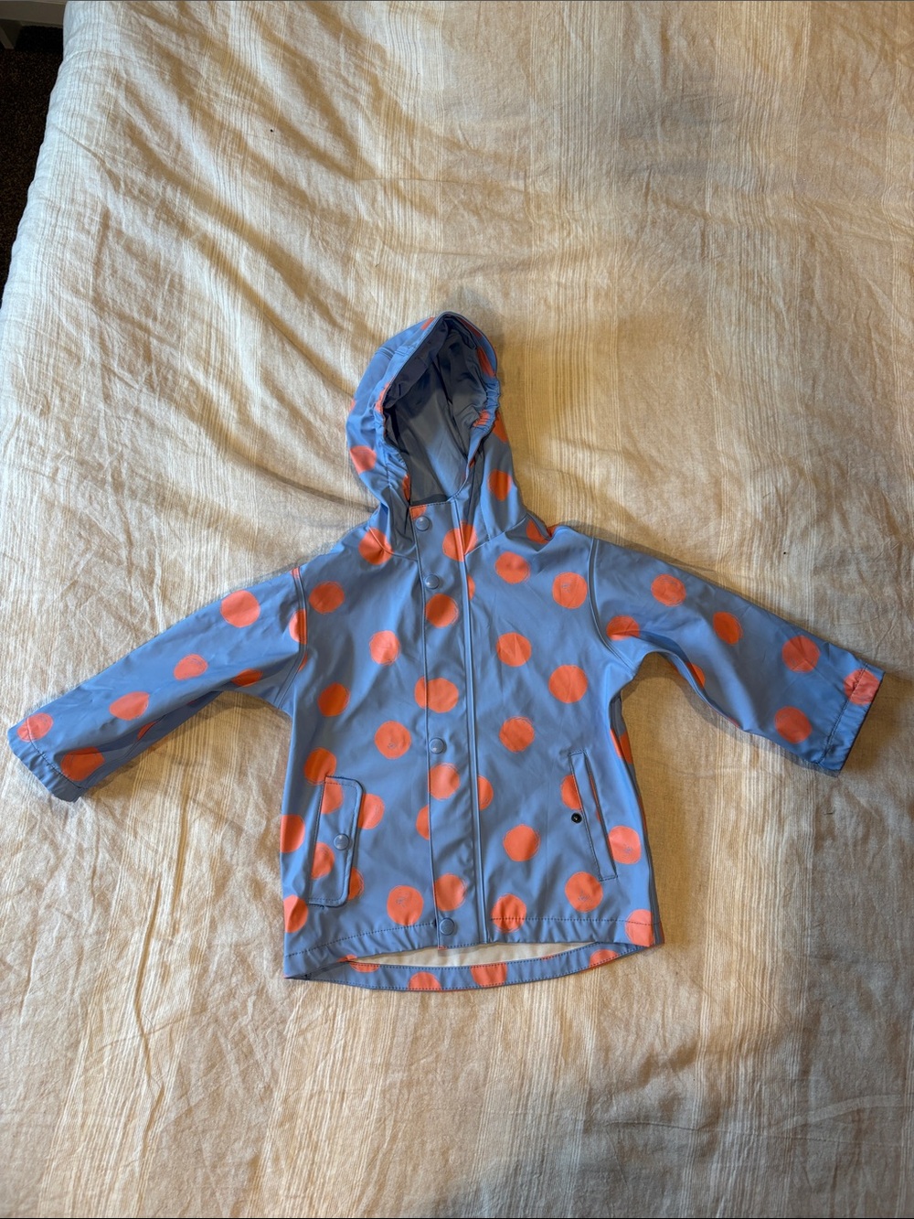Snapper Rock Light Blue Jacket with Coral Accents
